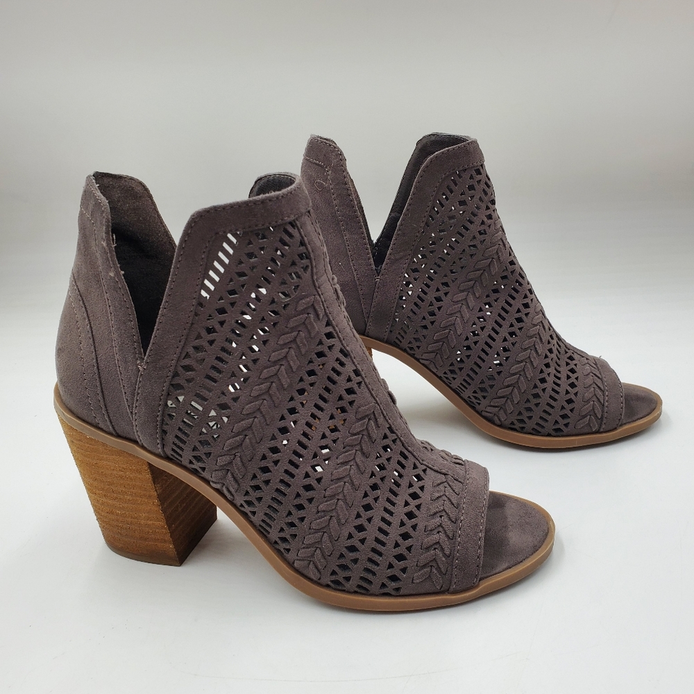 Steve Madden Womens  Open Toe Ankle Booties